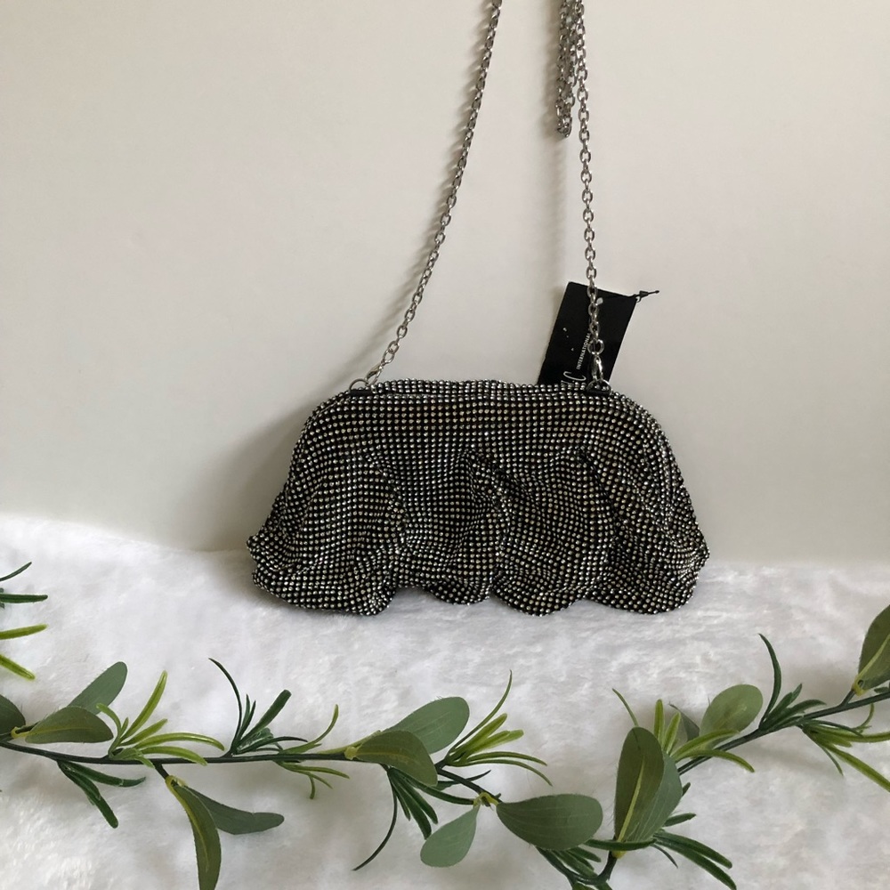 INC International Concepts Pleated Clutch, NWT